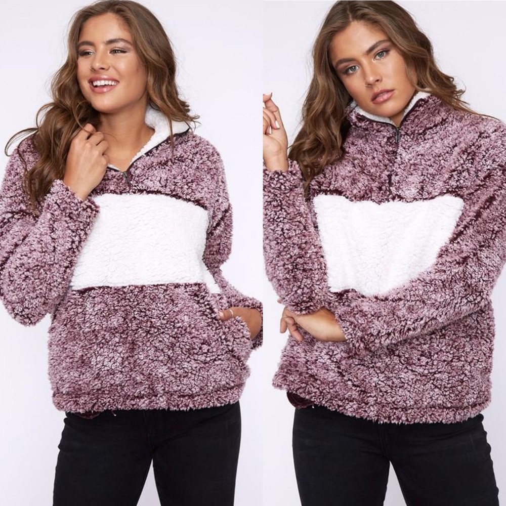 LAST ONE!  Two Tone Sherpa